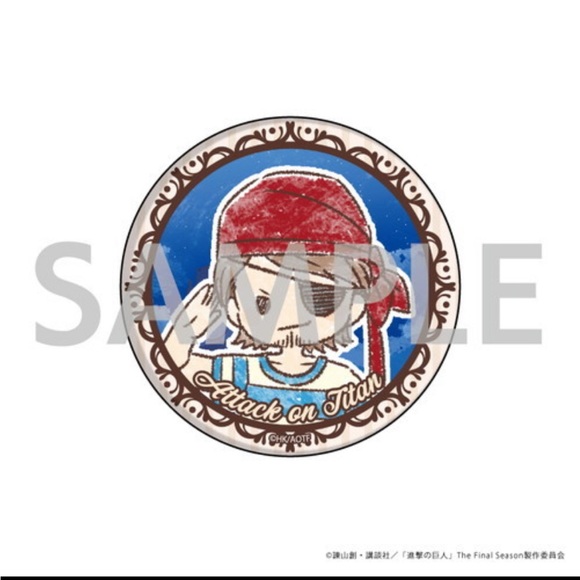 Attack on Titan Jean Kirstein GraffArt Can Badge Shingeki no Kyojin Douwa ver - Picture 1 of 4